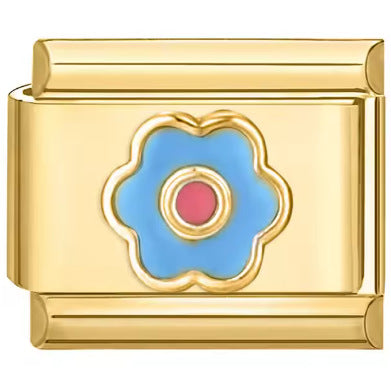 Wholesale Italian Charm Bracelet 9mm DIY Splicing Creative Pattern Stainless Steel Composable Bracelet