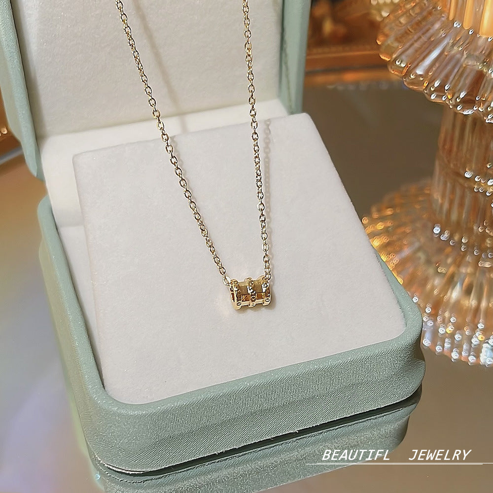 Wholesale Titanium Steel Necklace Star Clavicle Chain Choker Necklace ACC-NE-Xiyue002