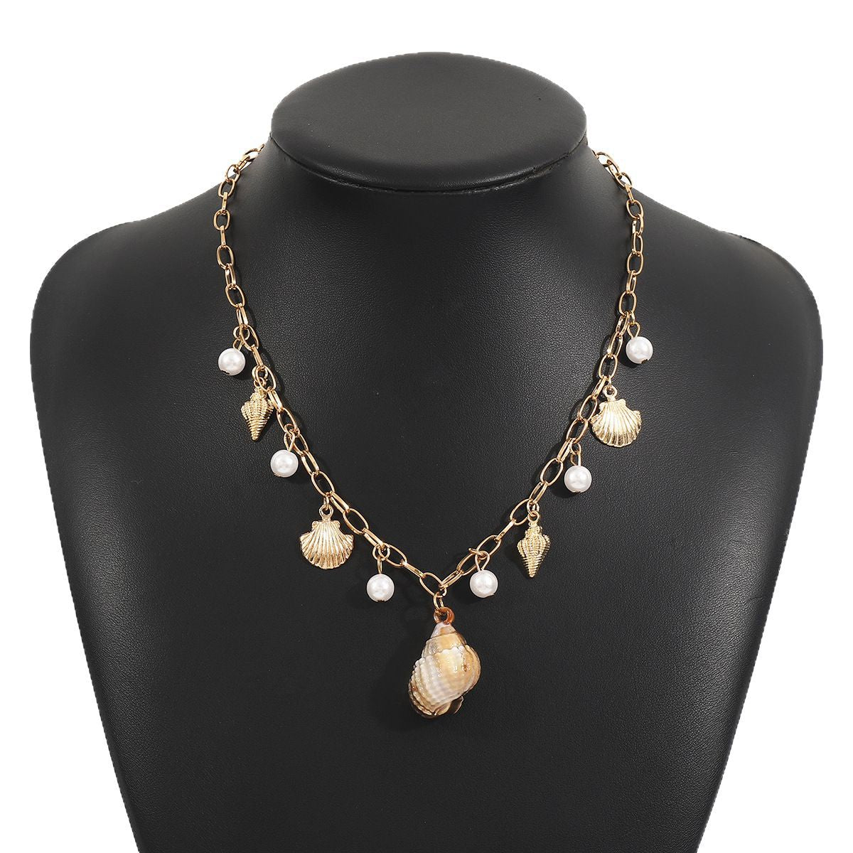 Wholesale  Ocean Wind Pearl Tassel Necklace