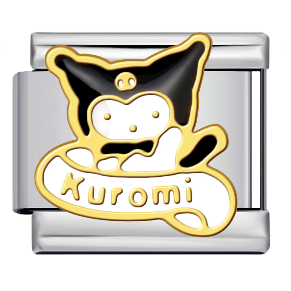 Wholesale 9mm Italian Charm Starter Bracelets DIY square Single Section Creative Stainless Steel Composable Bracelet