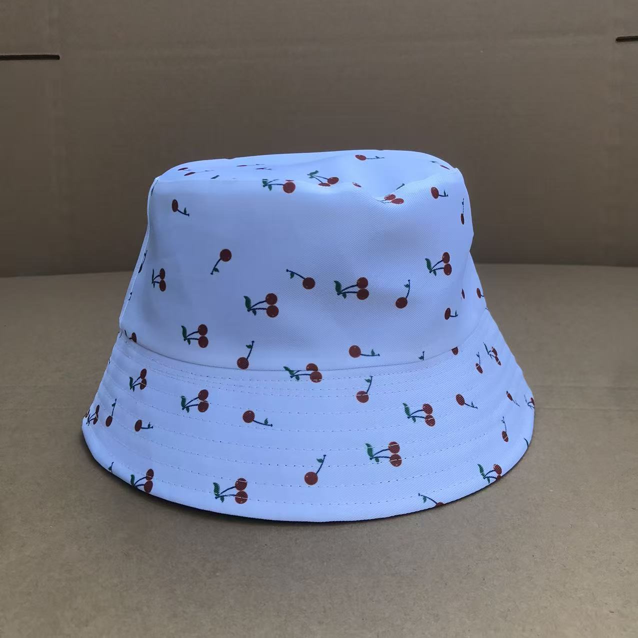 Wholesale Fruit Floral Print Bucket Hat For Adults Sun Protection Outdoor Fashion Accessory Boutique Gift Resale