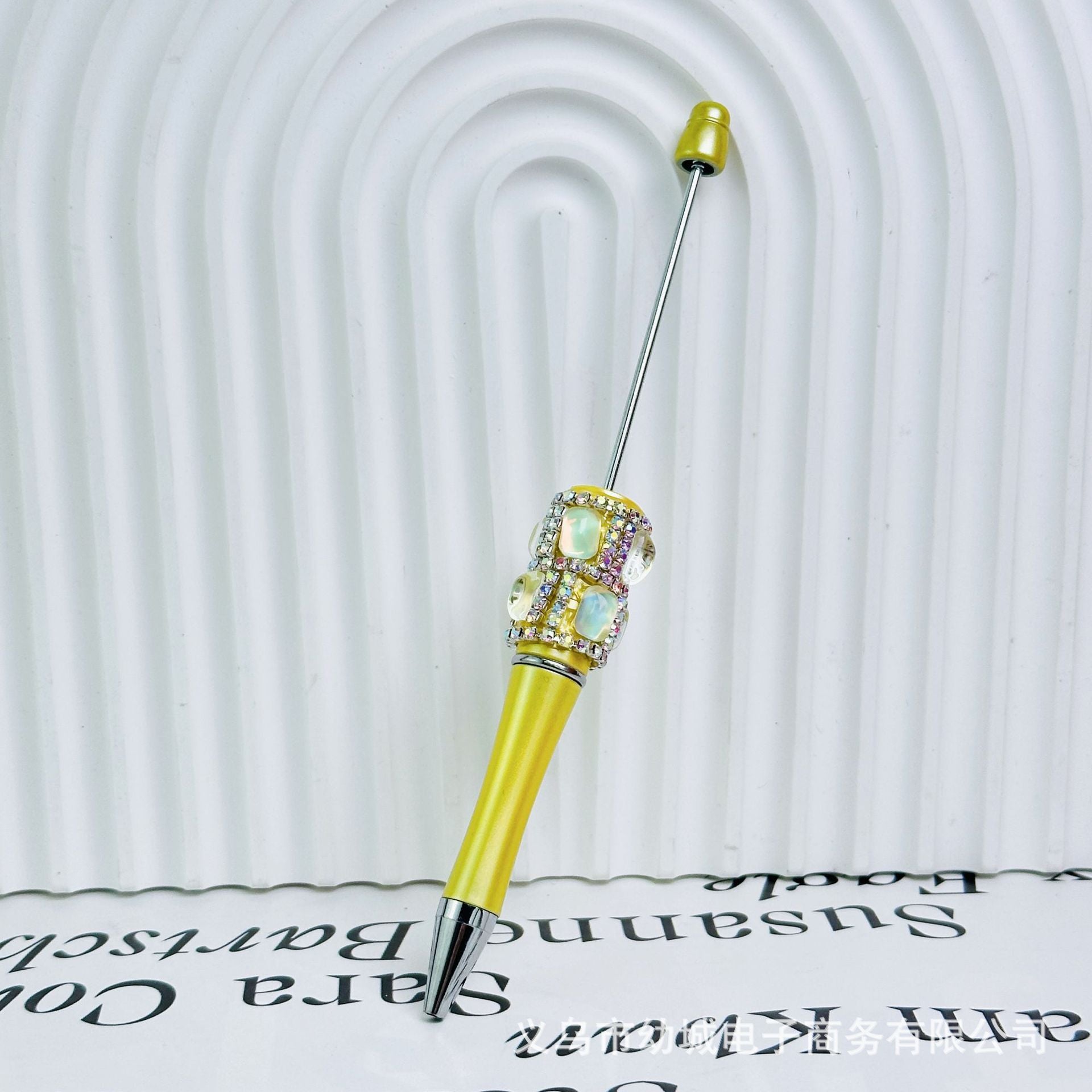 Wholesale 10pcs Creative DIY bright diamond beadable pens