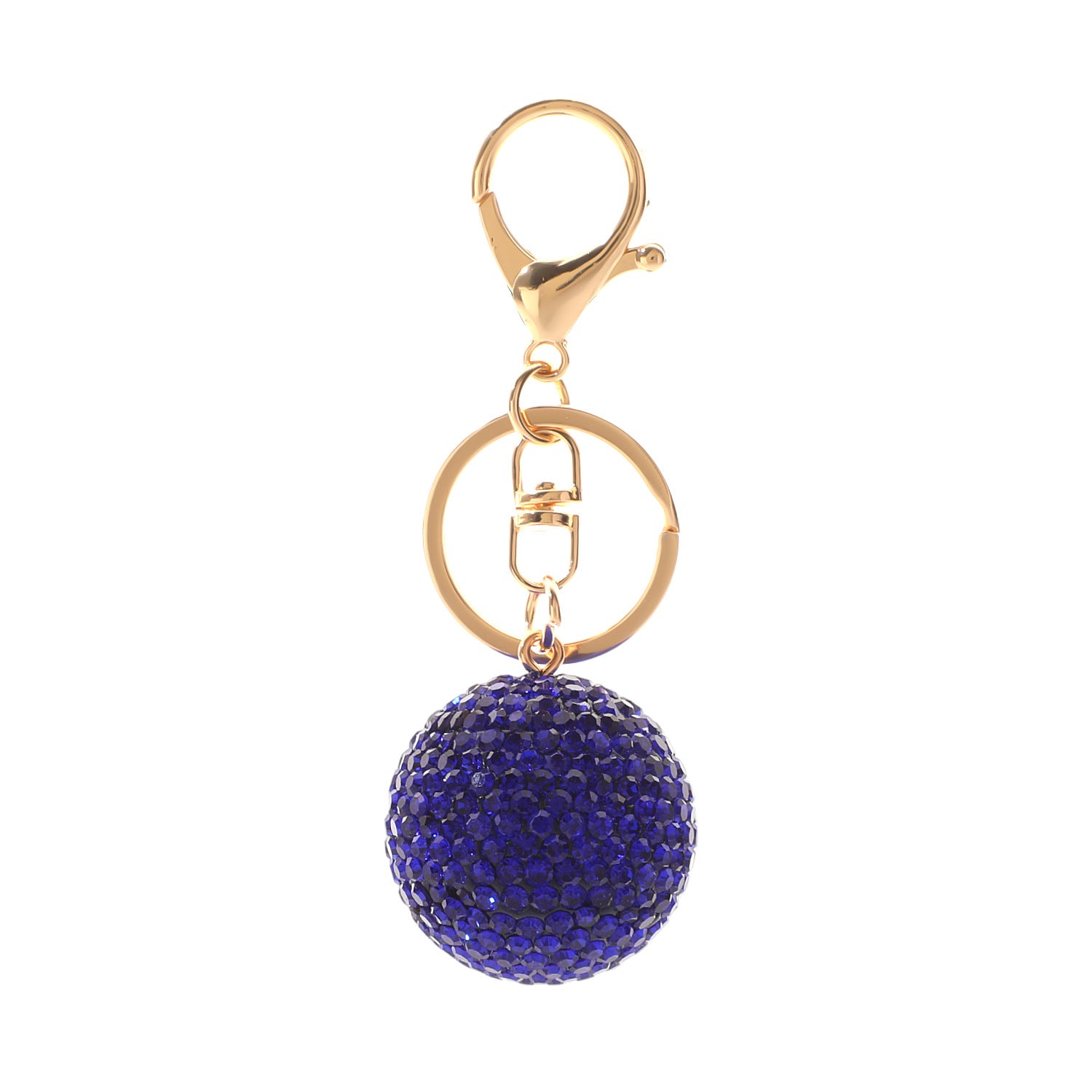 Wholesale Korean Style Crystal Ball Rhinestone Car Keychain Women Fashion Bag Charm Gift