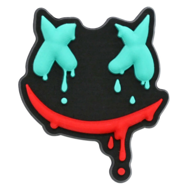 Wholesale Random 100pcs Horror Face Series Shoes Accessories Shoes Charms