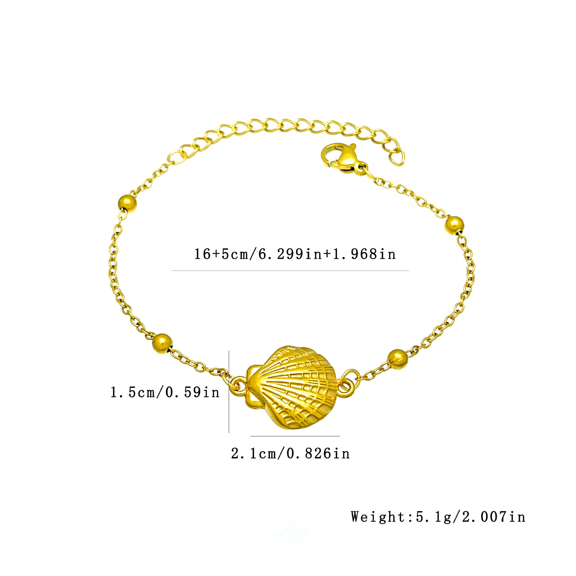 Wholesale ocean seashell bracelet