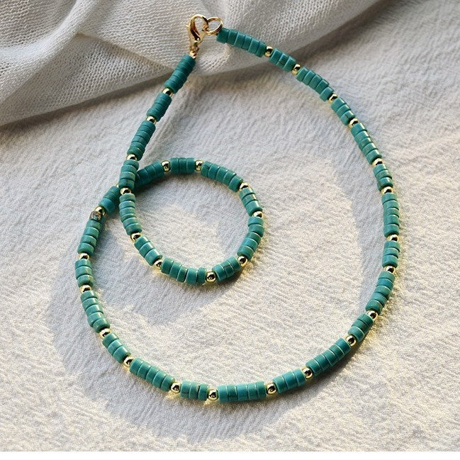 Wholesale  Turquoise Necklace Collarbone Chain Accessories