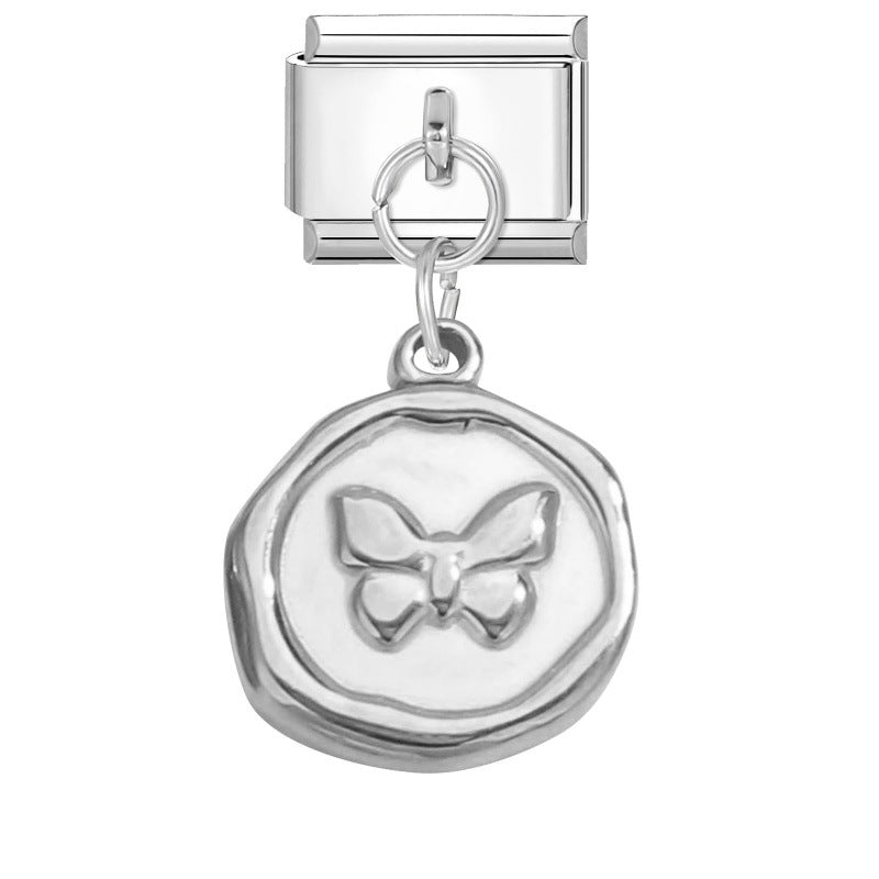 Wholesale  Italian Charm Bracelet 9mm DIY  Creative Stainless Steel Composable Bracelet