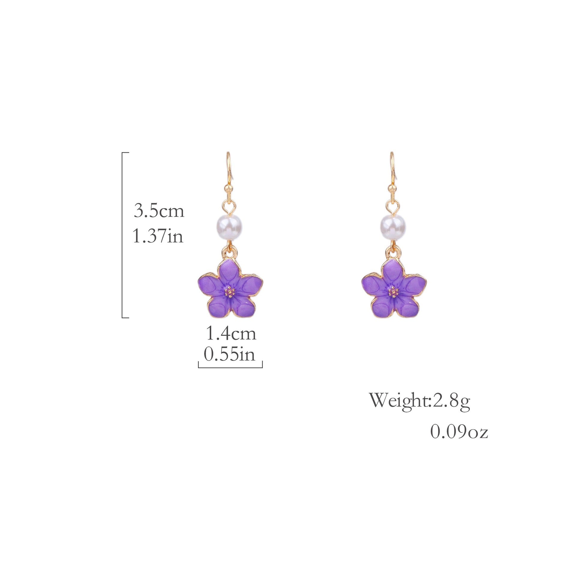 Wholesale Beautiful Flower Decorative Hoop Earrings