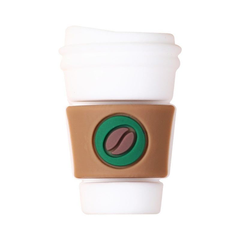 Wholesale 20pcs Cartoon Coffee Cup Focal Beads DIY Bead Accessories