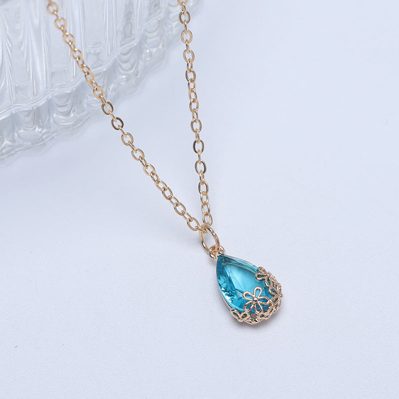 Wholesale Zircon Pendant Necklace Choker Necklace ACC-NE-Hans001