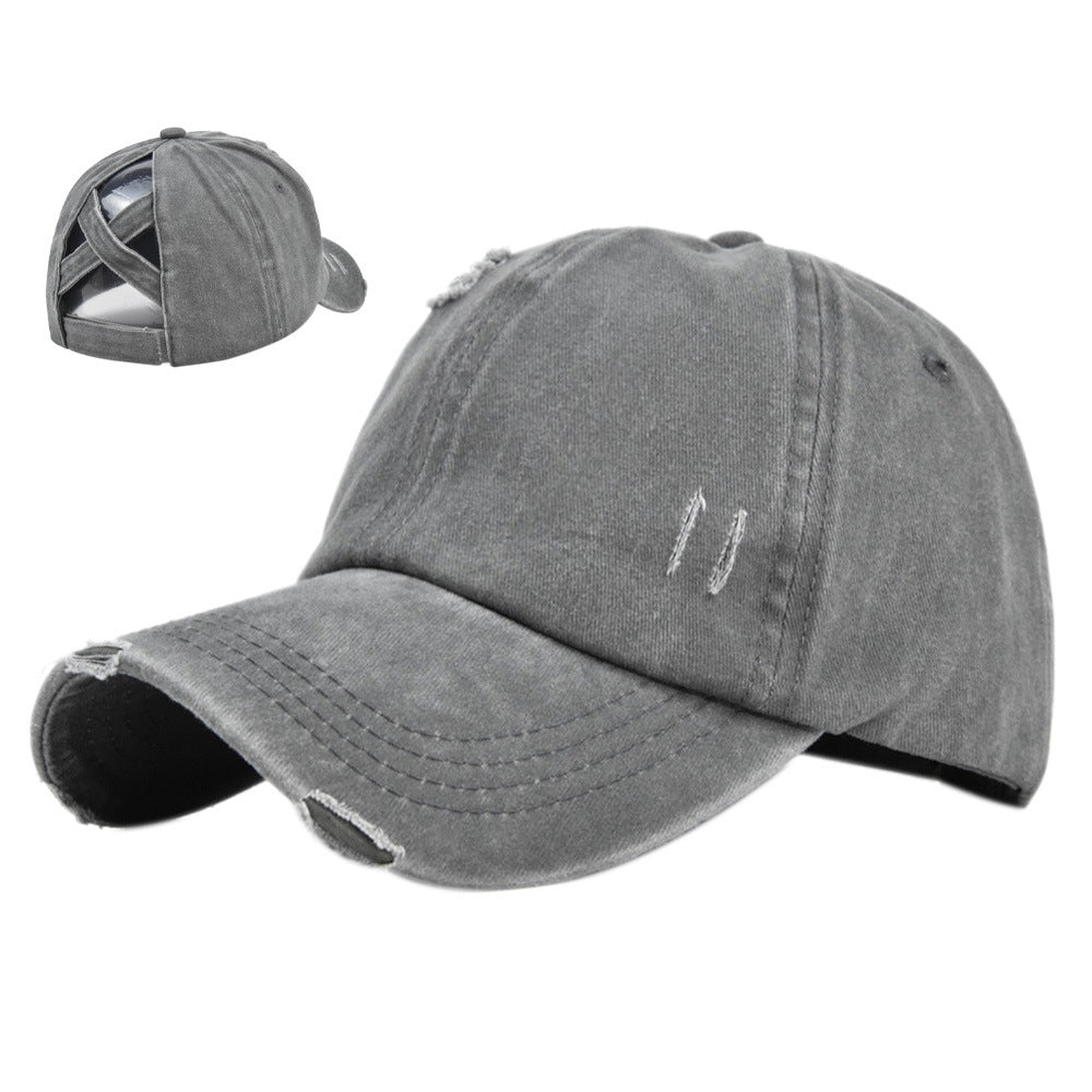 Wholesale Vintage Ripped Tie-Dye Baseball Cap ACC-HT-YMX008