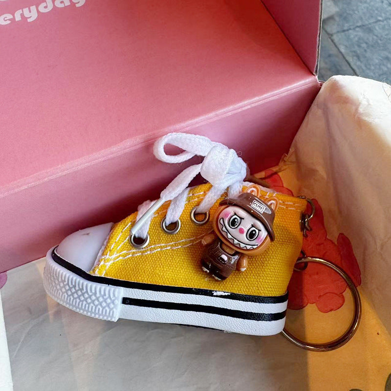 Wholesale Canvas Shoes Keychain Cartoon Little Monster Keychains ACCVIP