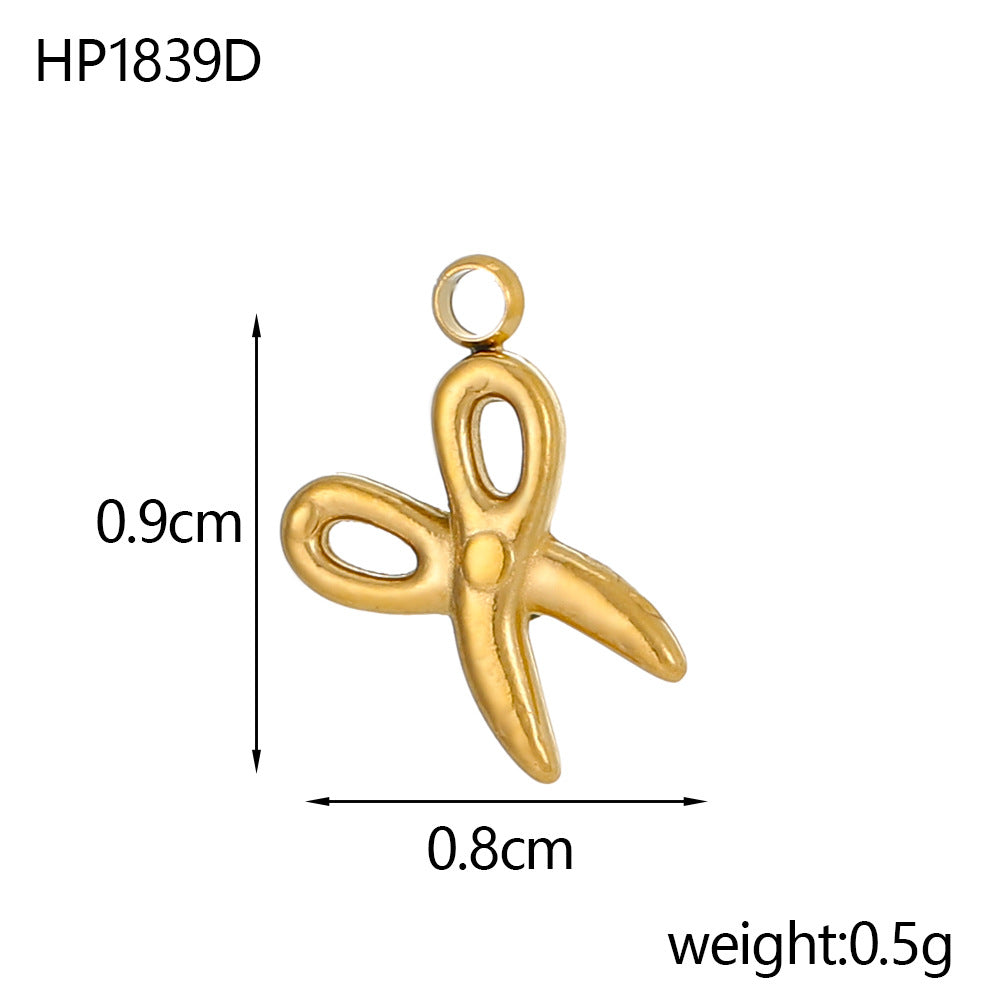 Wholesale Stainless steel three-dimensional pendant