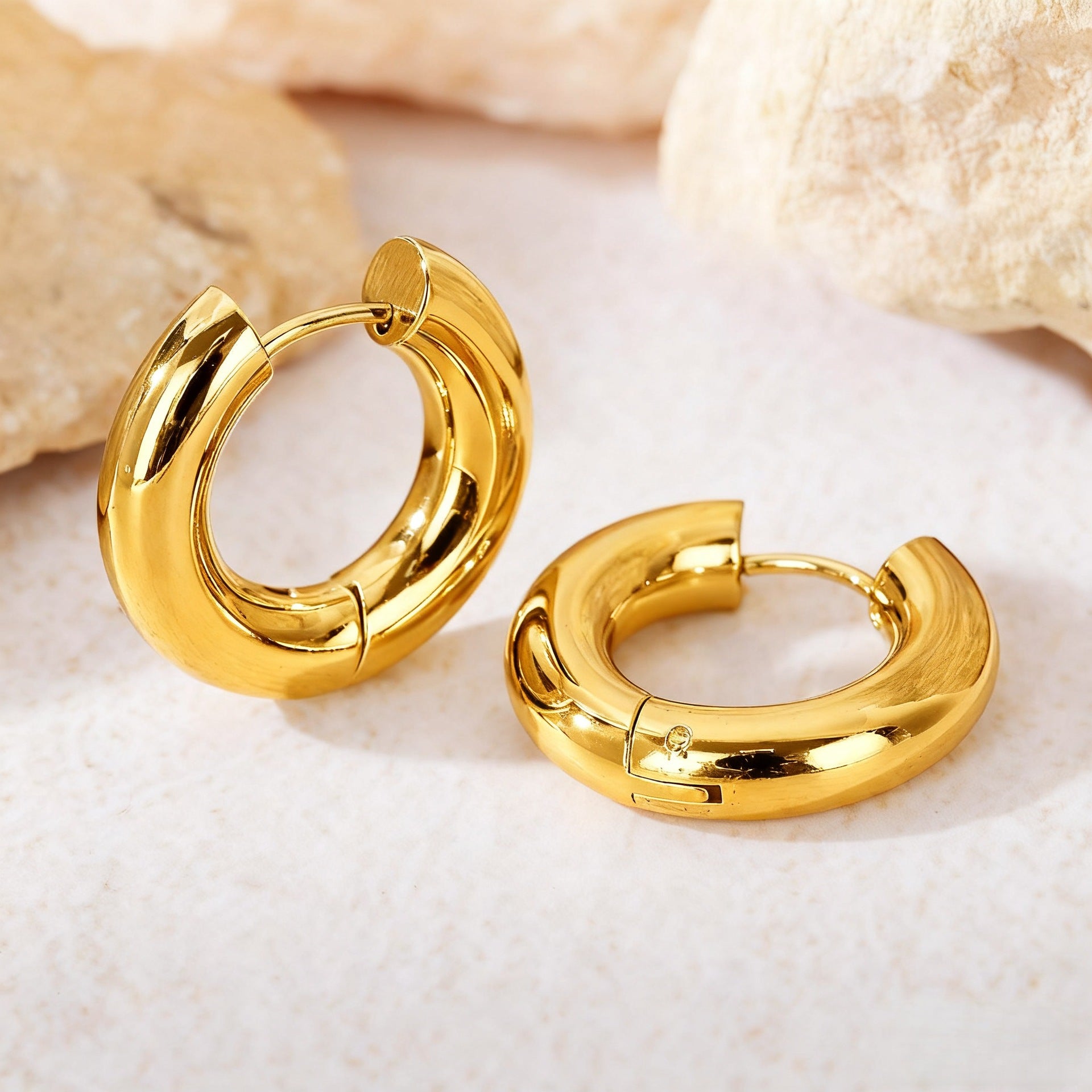 Wholesale Steel titanium hoop earrings