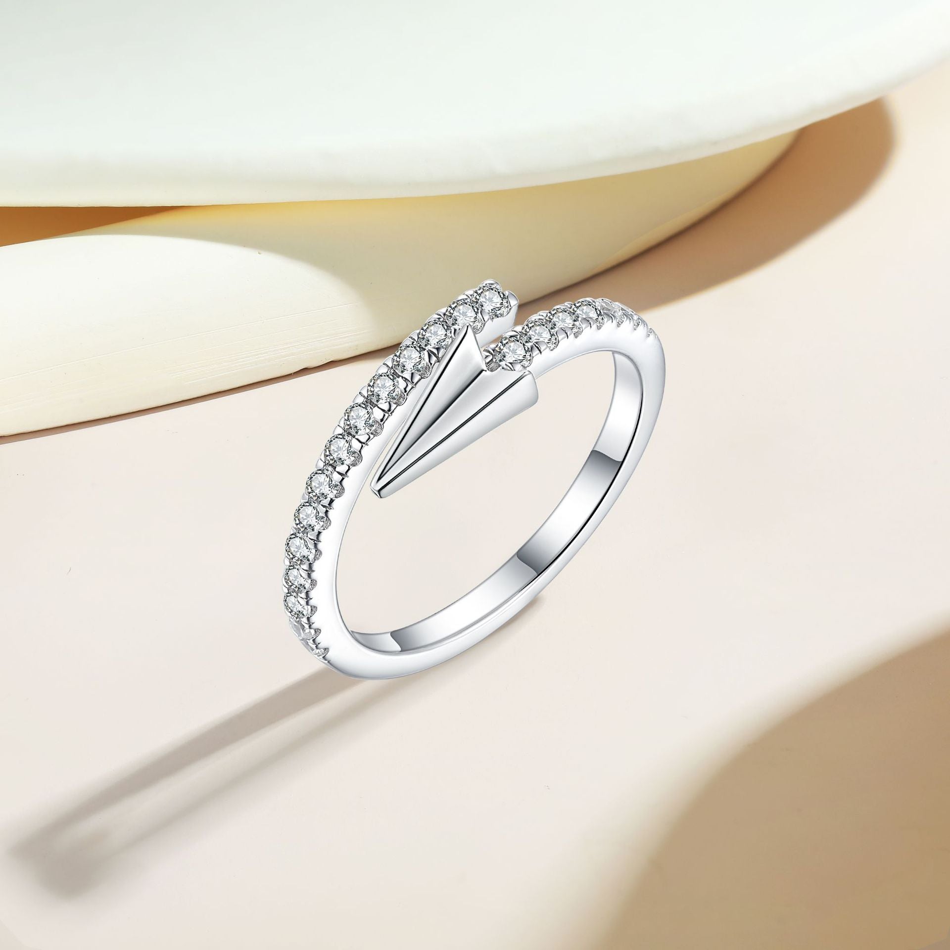 Wholesale  S925 Sterling Silver Arrow open ring