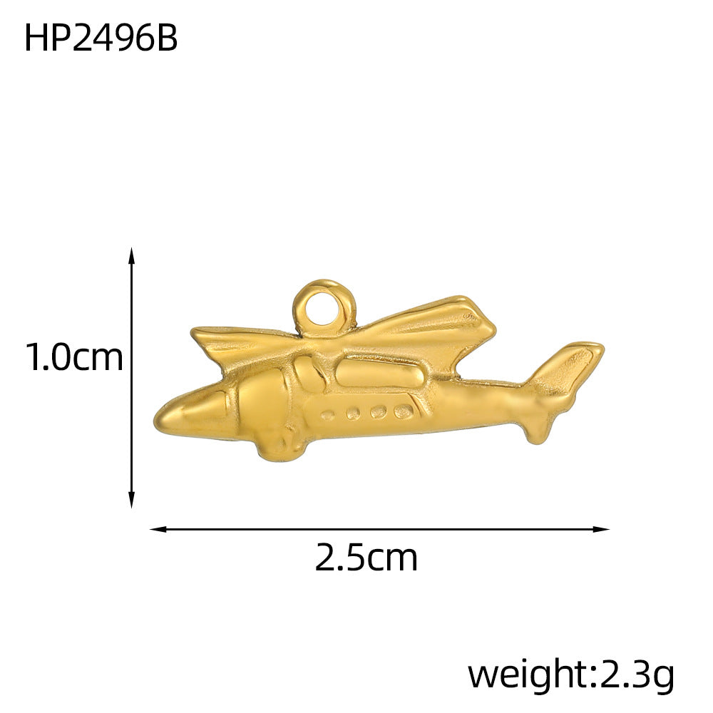 Wholesale Stainless steel three-dimensional pendant