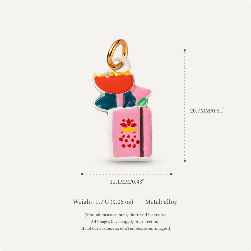 Wholesale Alloy Floral Pendant Charms 3D Lily DIY Necklace Jewelry Making Accessory Stylish Gift For Party Boutique Resale