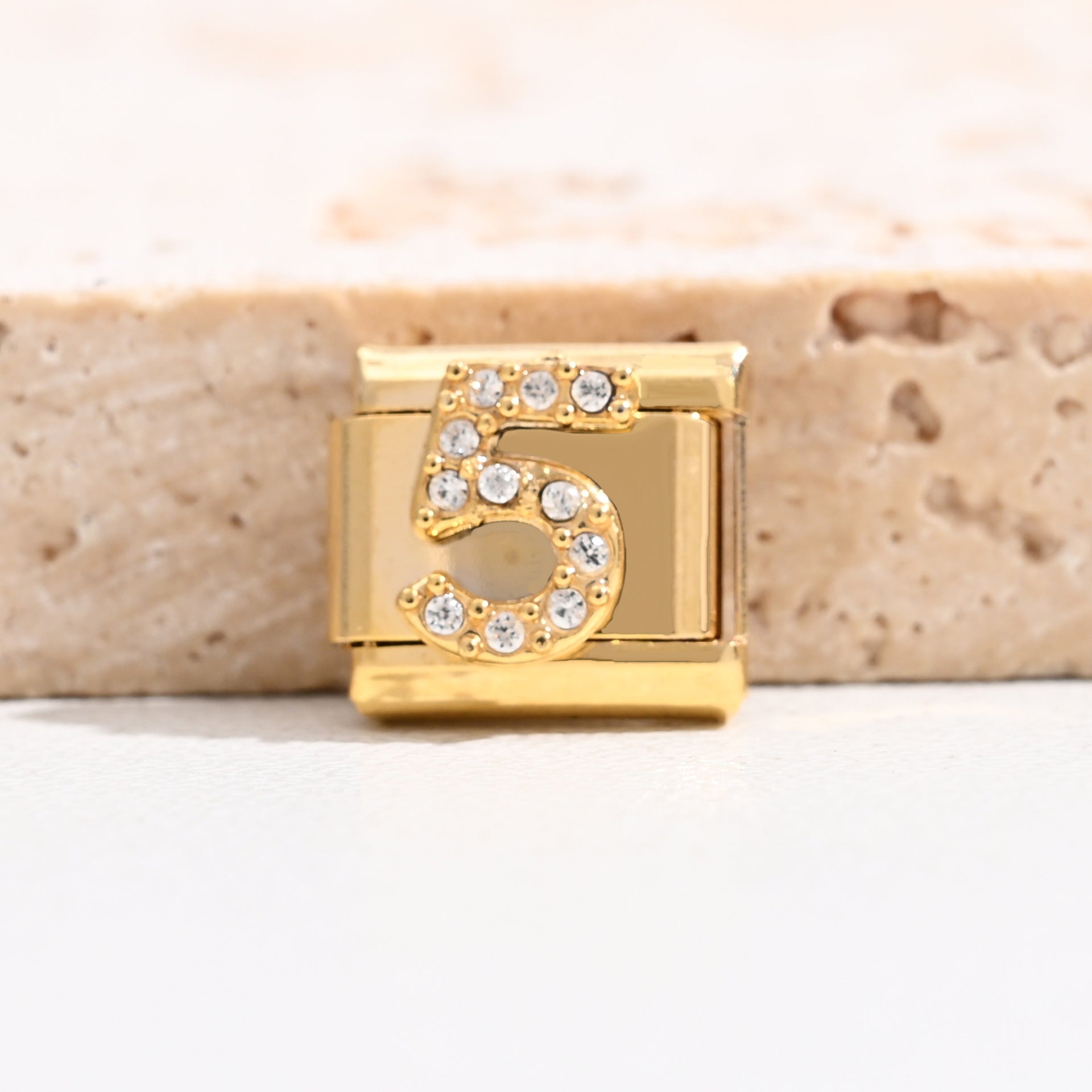 Wholesale Digital Italian Charm Starter Bracelets DIY sStainless Steel Composable Bracelet