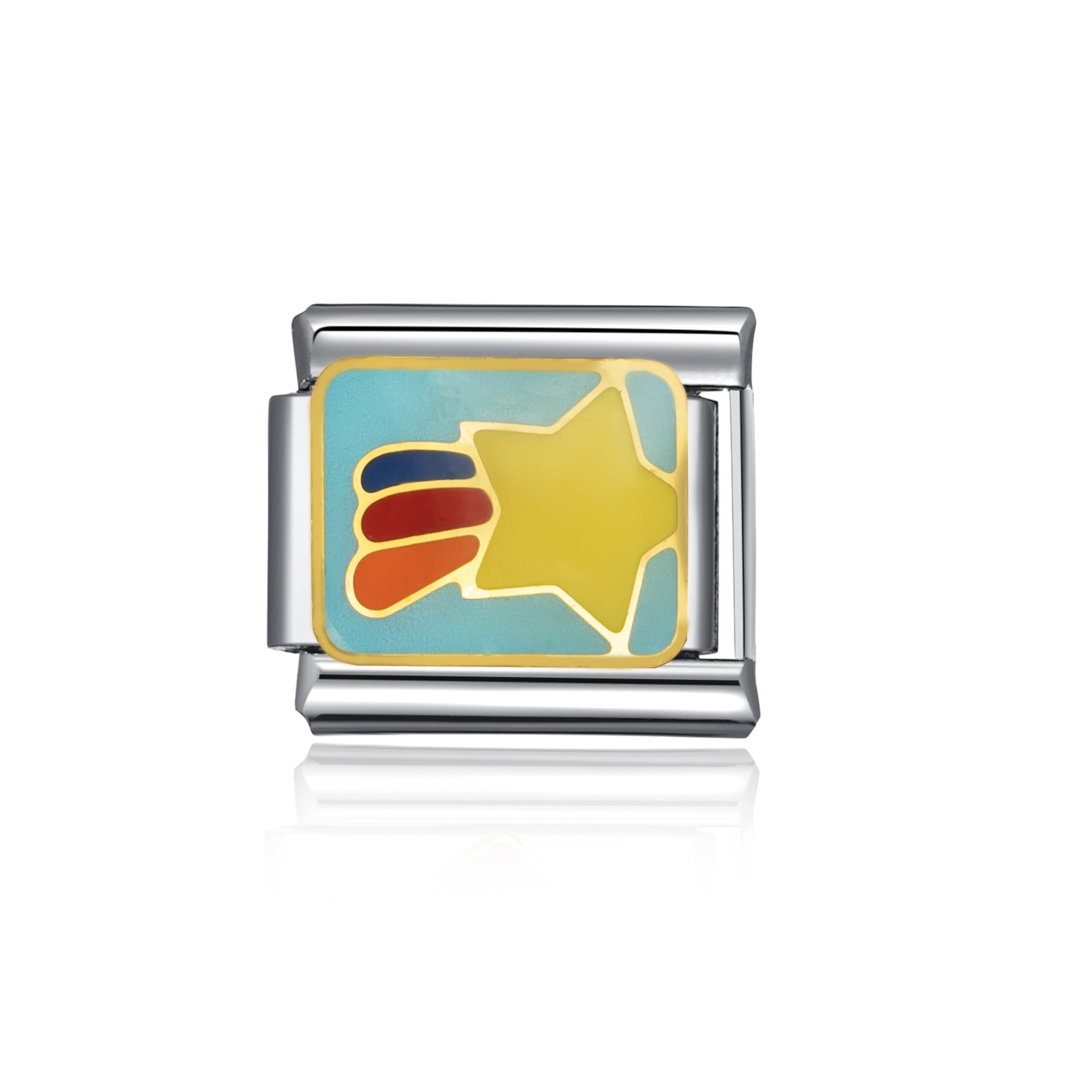 Wholesale Italian Charm Bracelet 9mm DIY Splicing Cute Creative Pendant Stainless Steel Composable Bracelet