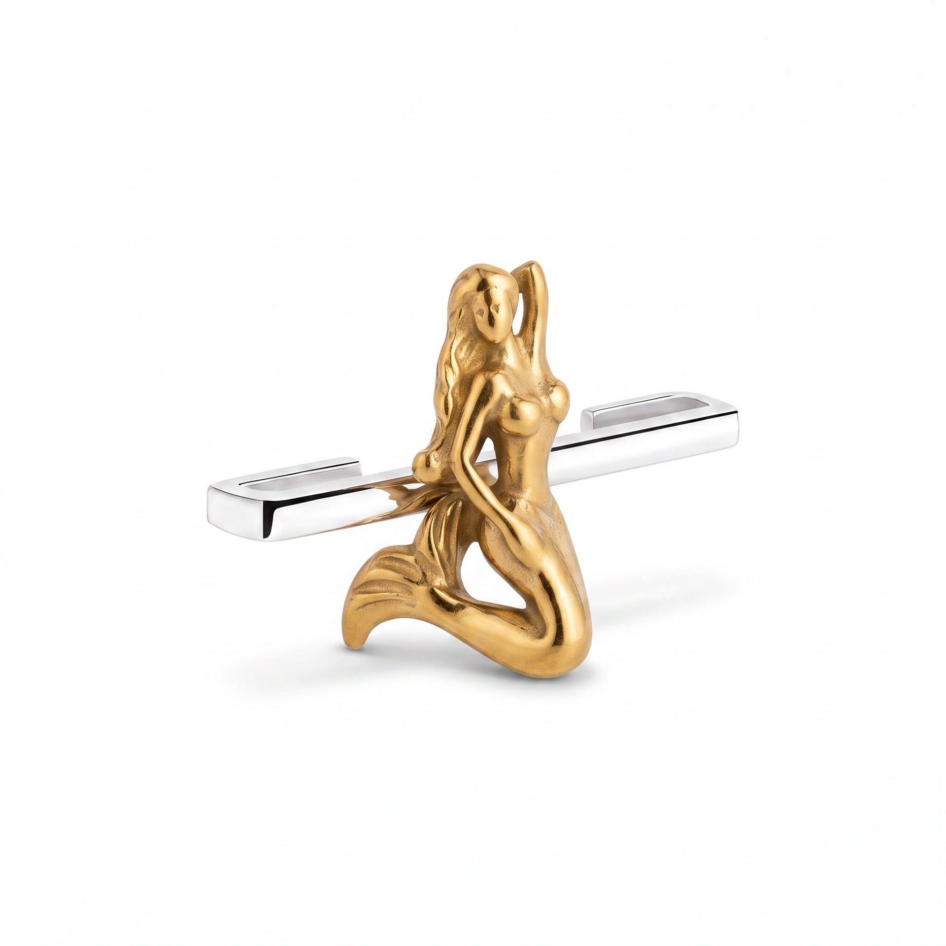 Wholesale Trendy Lion 18K Gold Plated Stainless Steel Watch Strap Charm DIY Jewelry Accessory Boutique Gift