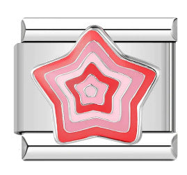 Wholesale Italian Charm Bracelet 9mm DIY Splicing Star Moon Stainless Steel Composable Bracelet