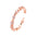 Wholesale  rose gold open  geometric index finger ring