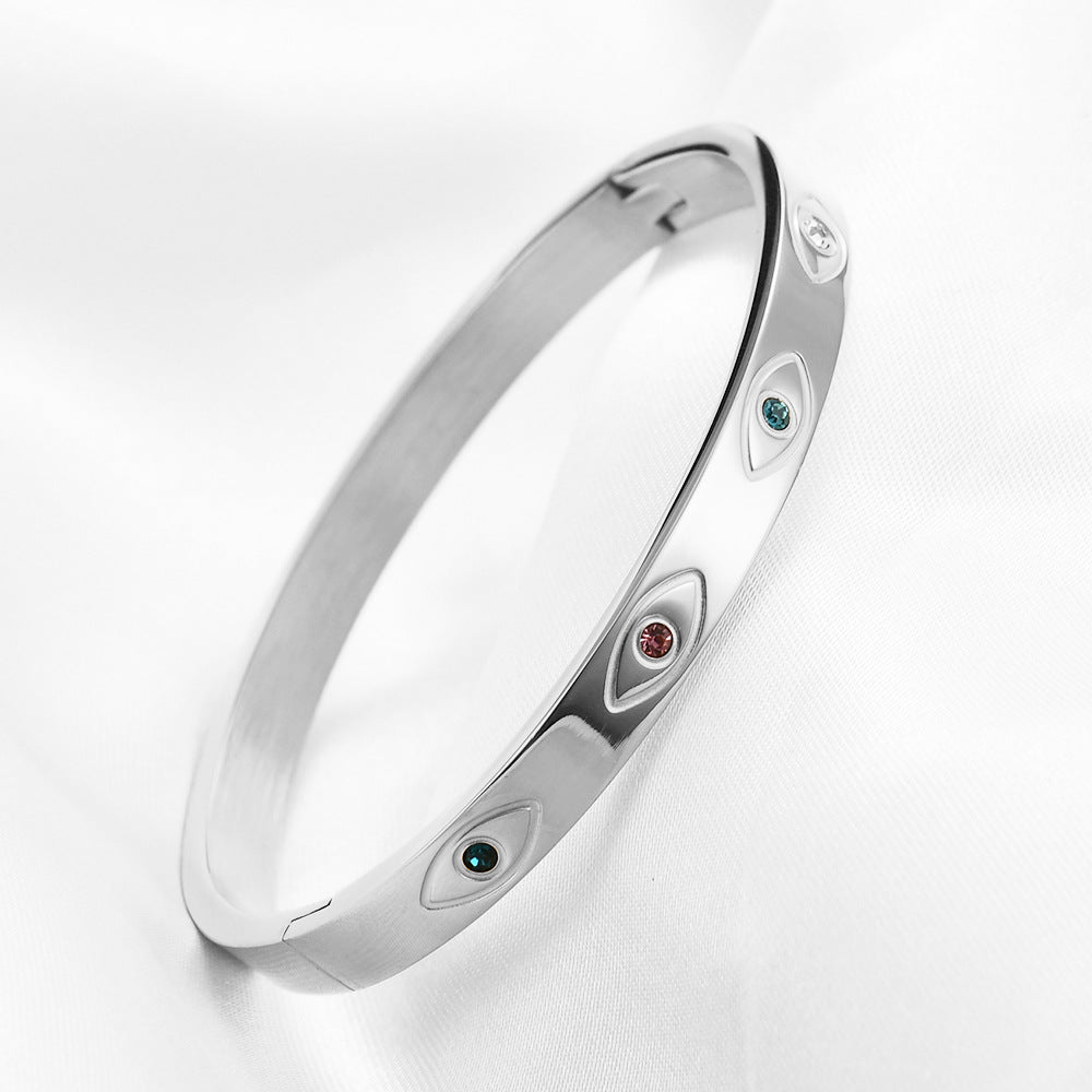 Wholesale Titanium Steel Bracelet 6MM 18K Gold Bracelet ACC-BT-ZhongZhe006