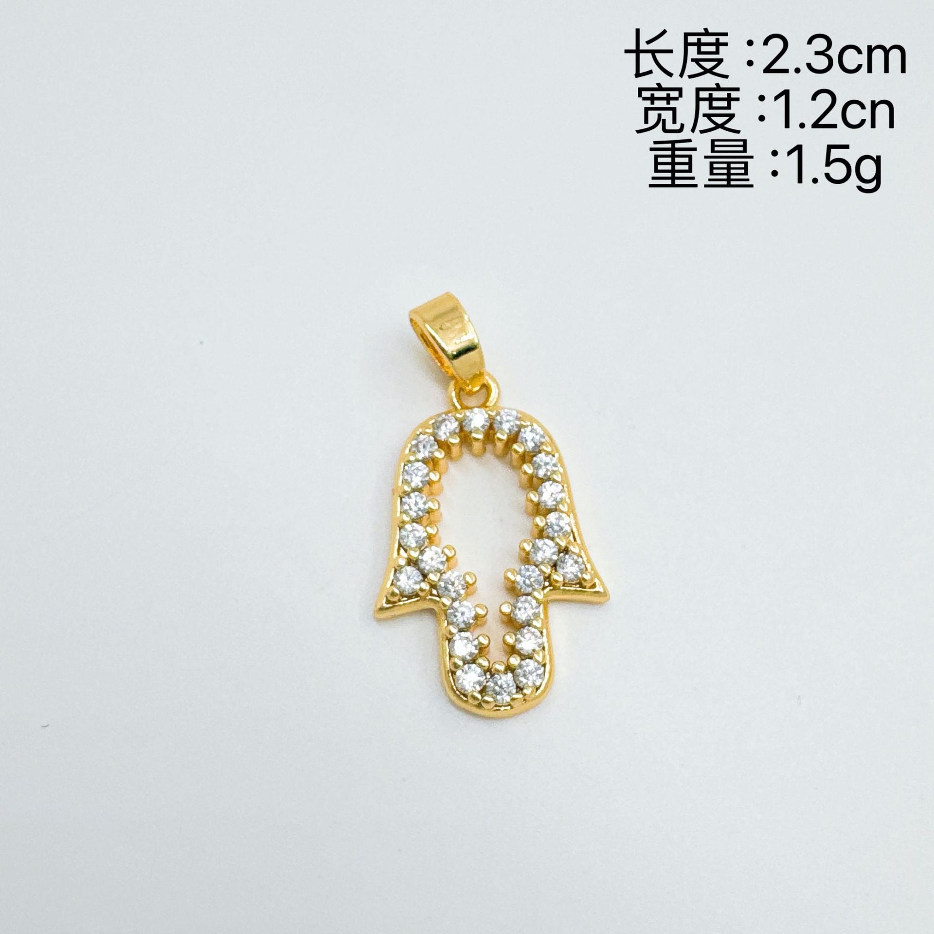 Wholesale Gold Plated Copper Evil Eye Necklace Pendant,  Sweet Cool Style Fashion Accessory for Resale