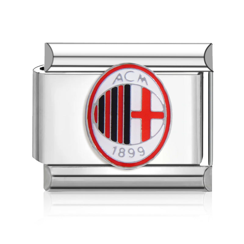 Wholesale Italian Charm Bracelet 9mm DIY   Color-Preserving  Creative Stainless Steel Composable Bracelet