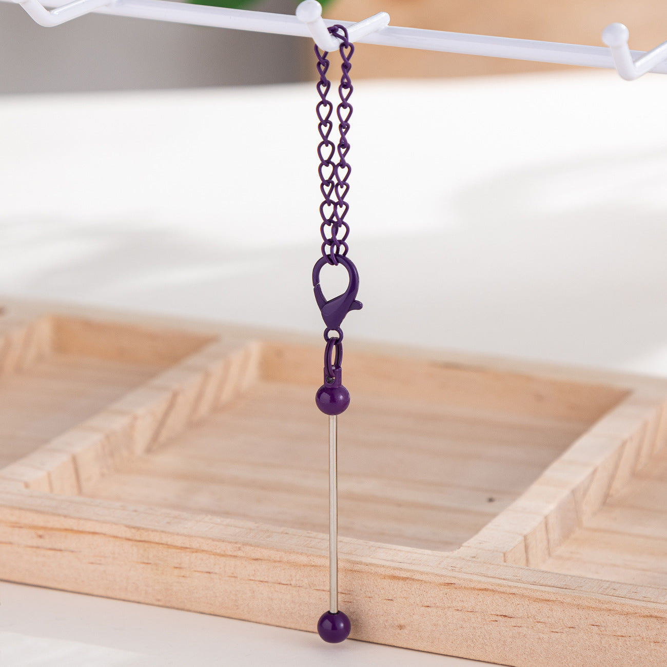 Wholesale Mini Beaded Candy Color Keychain