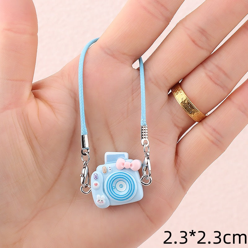 Wholesale Cute cartoon mini cartoon model small camera doll accessories