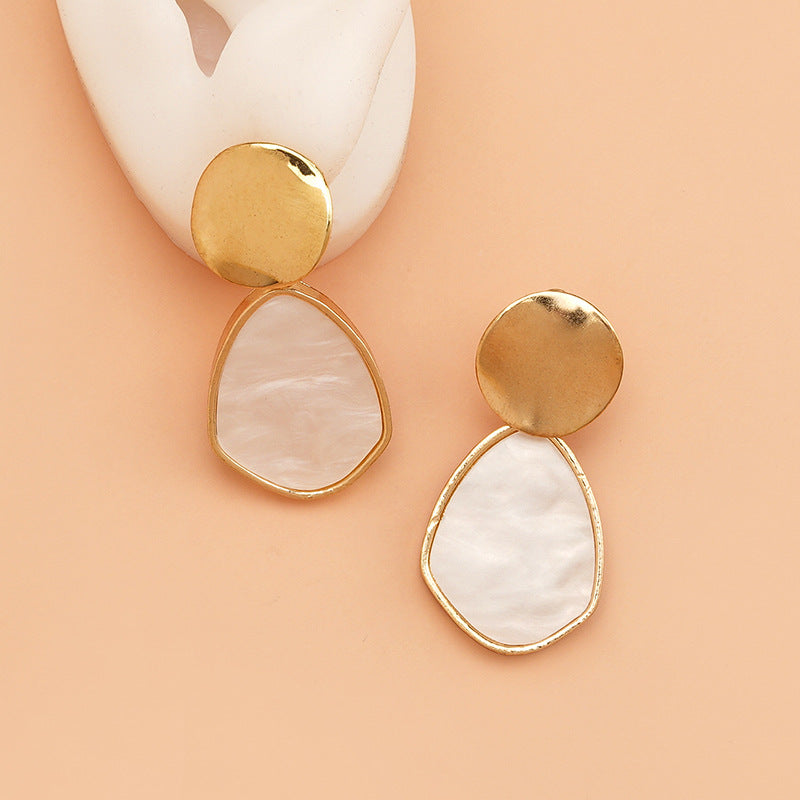 Wholesale Geometric Heart Acrylic Earrings - Stylish Fashion Accessory for Everyday Wear or Gift