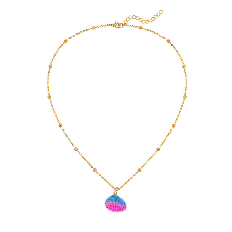 Wholesale Conch Bead Necklace Natural Shell  Beach Natural Necklace