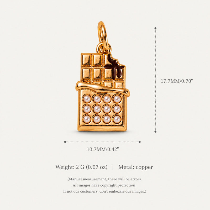 Wholesale Eco Friendly Copper Food Shaped Charms Stylish Fruit Vegetable Pendant For DIY Earrings Bag Charm Keychain Resale