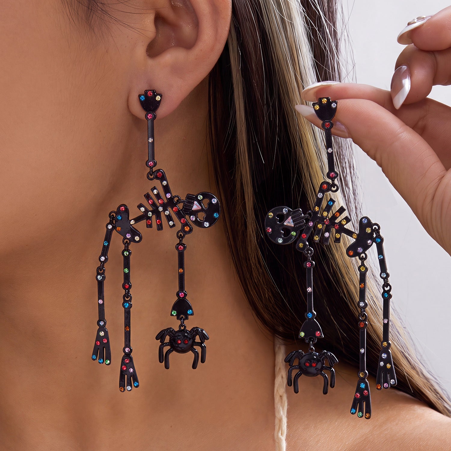Wholesale  Skull Earrings Fashion Jewelry Accessory for Gift Boutique Resale