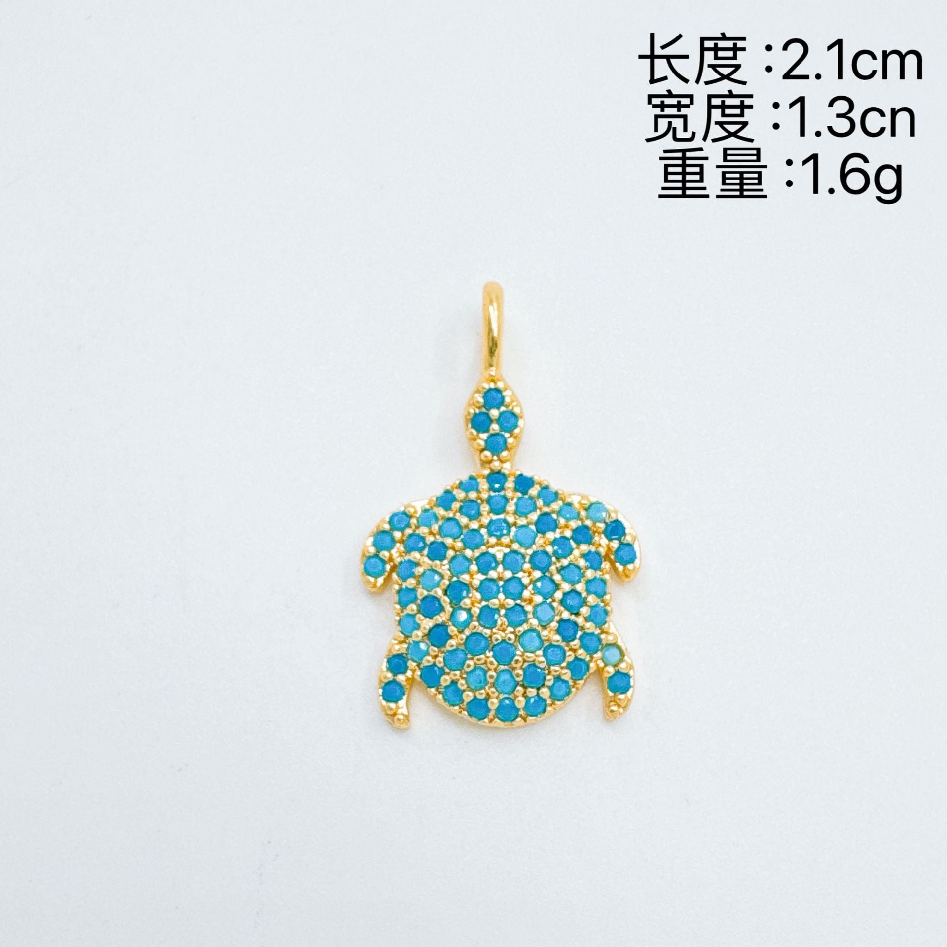 Wholesale Ocean Animal Pendant Necklace Penguin Shell Crab Design Gold Plated Copper Zircon Jewelry Accessory
