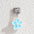 Wholesale 5pcs Italian Charm Bracelet 9mm DIY Splicing Flower Pendant Stainless Steel Composable Bracelet