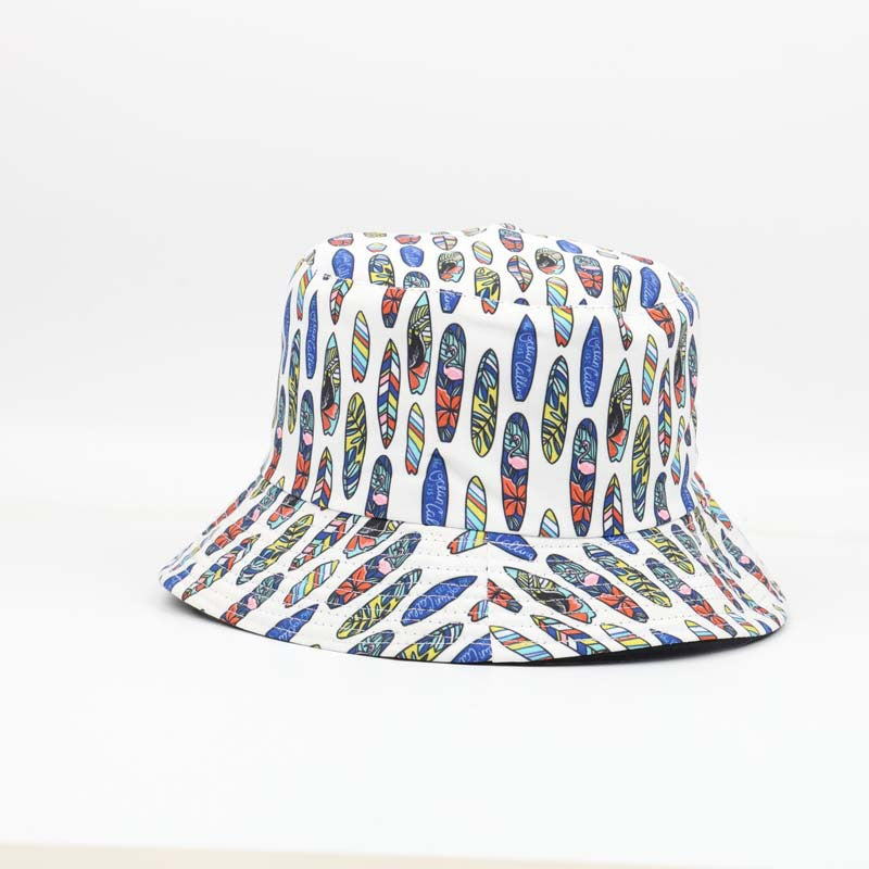 Wholesale Multicolor Printed Fisherman Hat  All-match Sun Hat