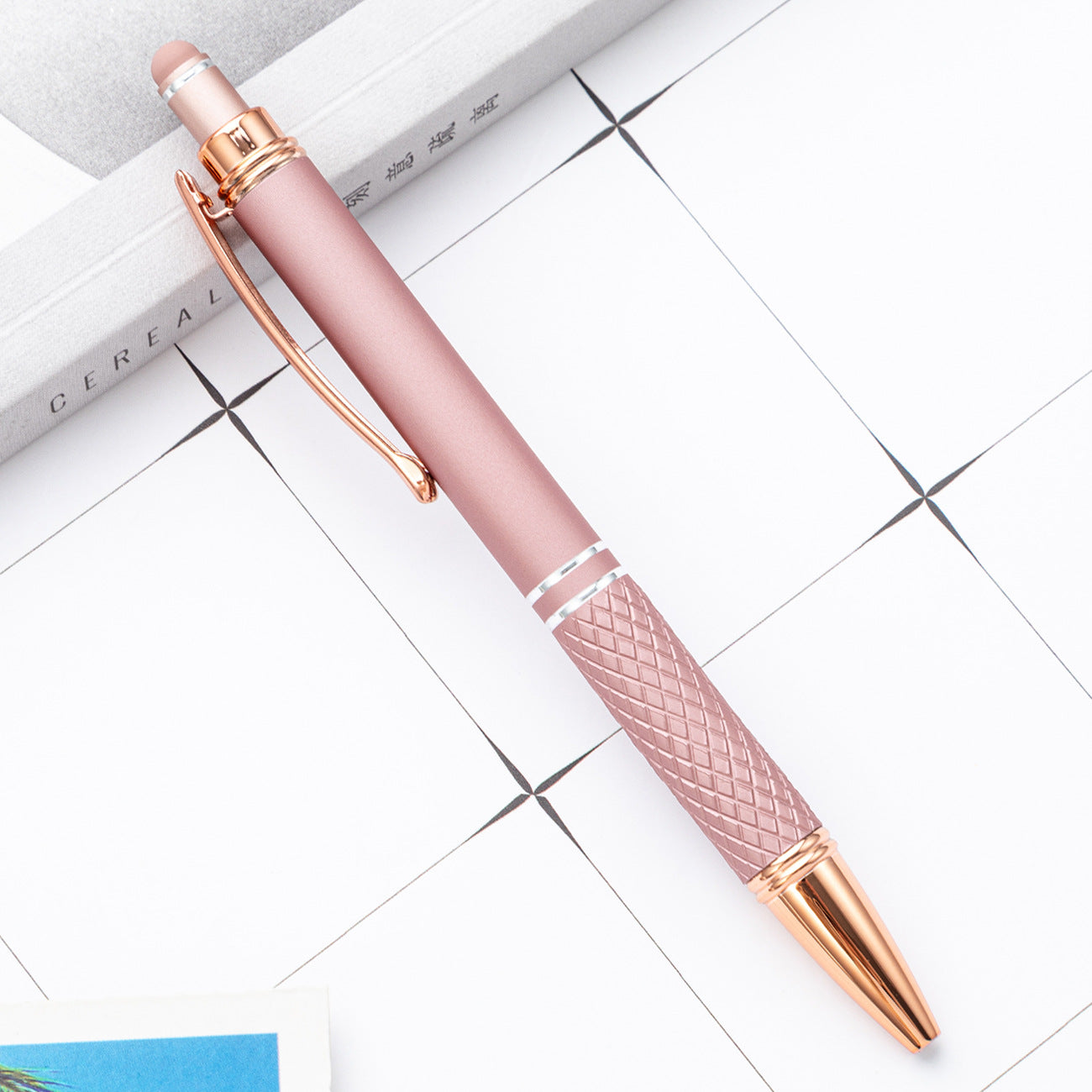 Wholesale writing stationery multi-color metal ballpoint pens
