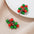Wholesale Christmas elements Santa Claus earrings