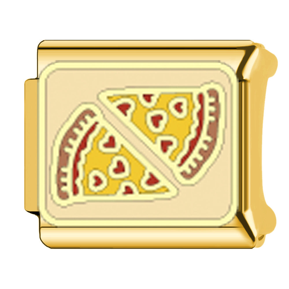 Wholesale  Italian Charm Bracelet 9mm DIY featuring frog Creative Stainless Steel Composable Bracelet