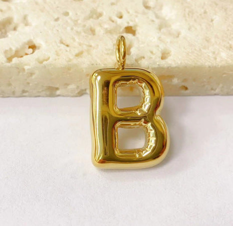 Wholesale Stainless steel bubble letter pendant