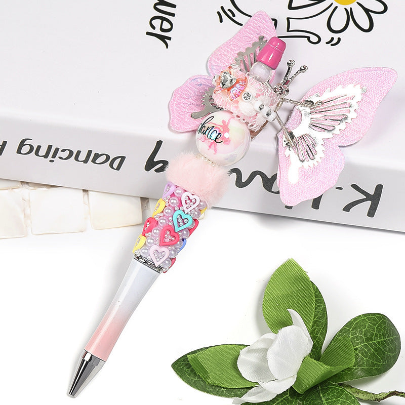 Wholesale Random Color 50pcs 20mm Acrylic UV Plated Colored Round Beads Dancer Printed Beads DIY Accessories ACC-BDS-BLG104