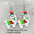 Wholesale  Christmas Earrings Stereo Snowman Dwarf  Santa Claus Acrylic Earrings