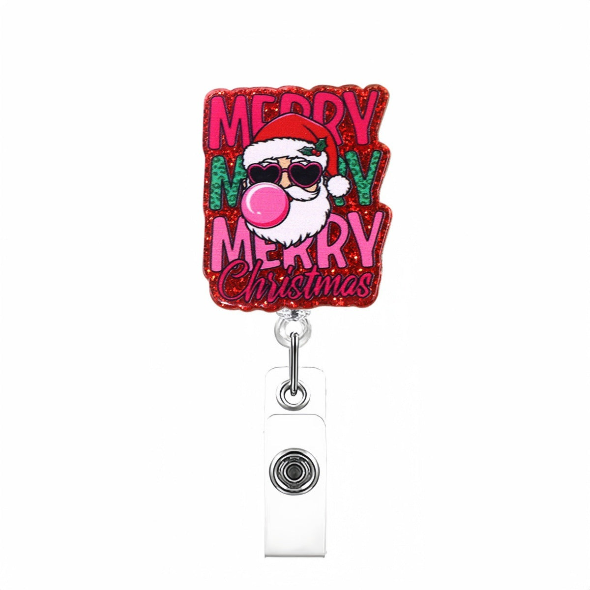 Wholesale Christmas  acrylic    Badge Reels