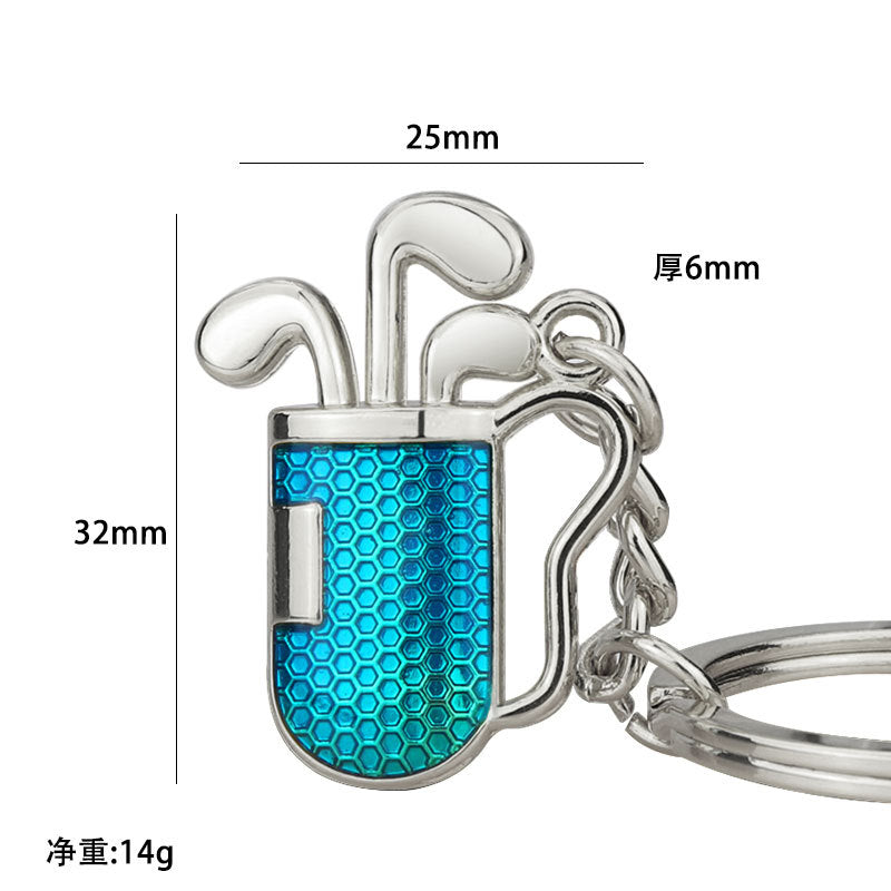 Wholesale Golf Ball Keychain 2D Key Ring Creative Keychain ACC-KC-XunXin005