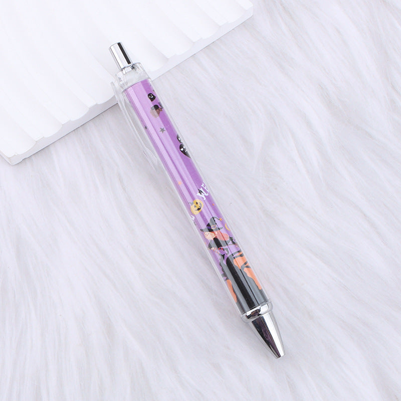 Wholesale Pink Bow Heart Roll Paper Ballpoint Pen