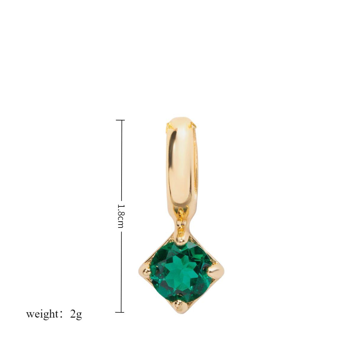 Wholesale Stainless Steel Free Assembly DIY Accessories Twelve Birthstones Pendant