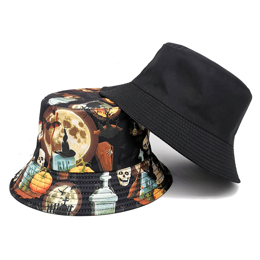 Wholesale  cartoon double-sided bucket hat