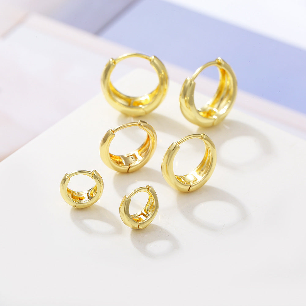 Wholesale round multi-piece earrings